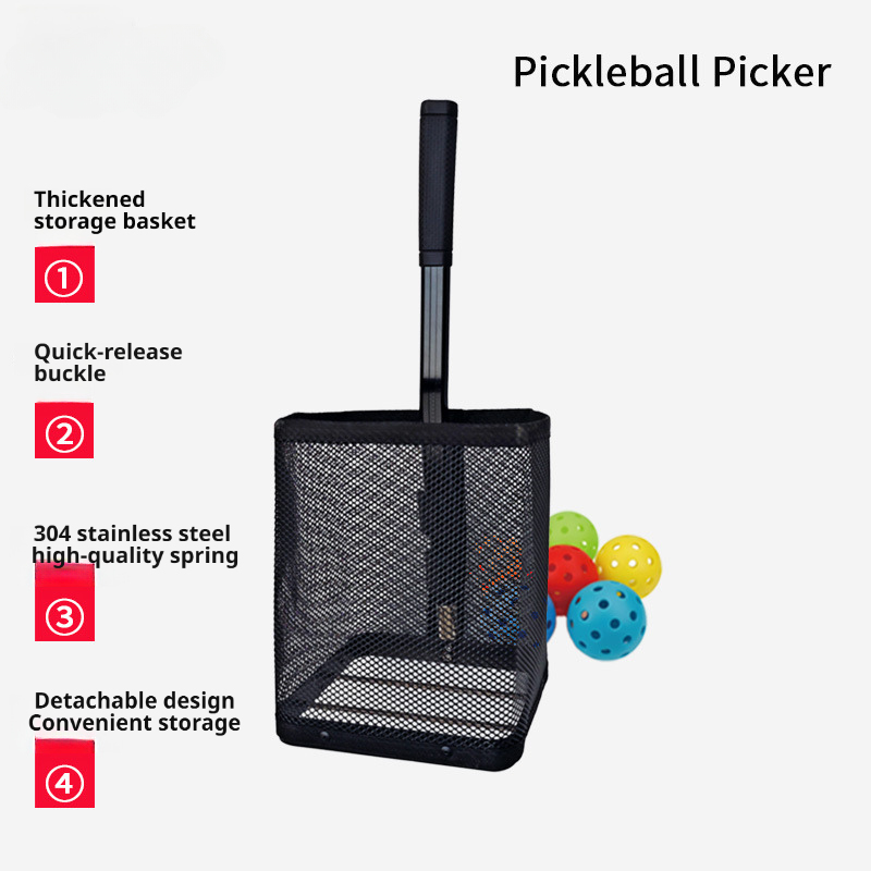 Badminton Score - Pickleball Picker Adjustable Large Capacity Pickleball
