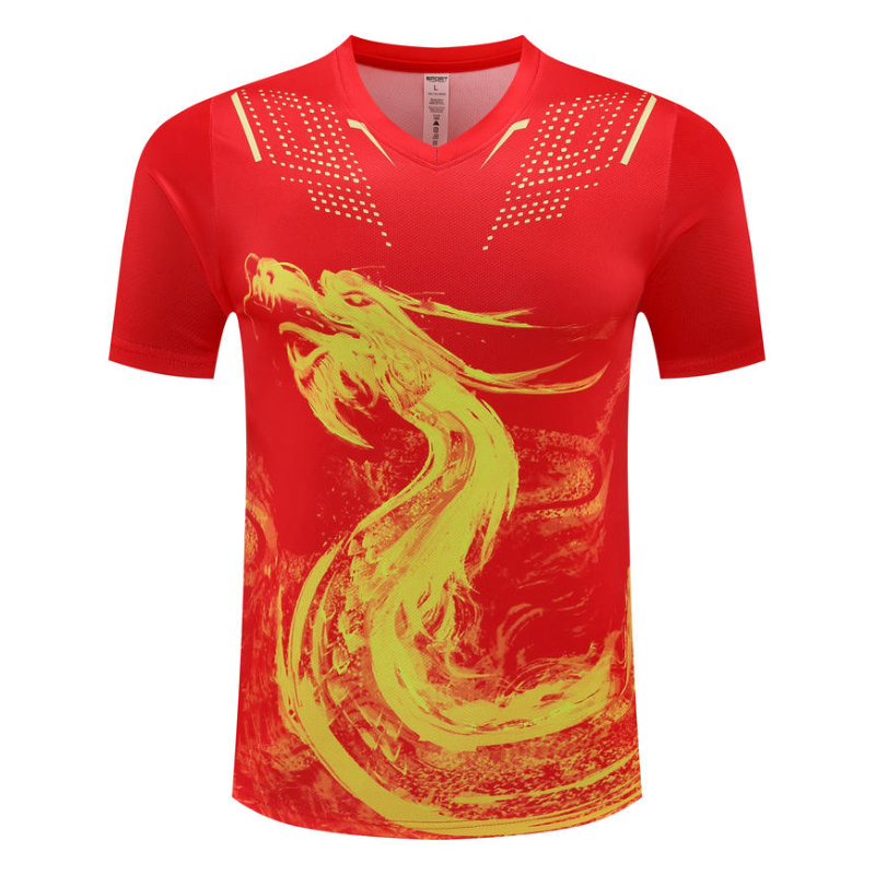 Dragon Men's Table Tennis T-Sh - Badminton Vector review and price