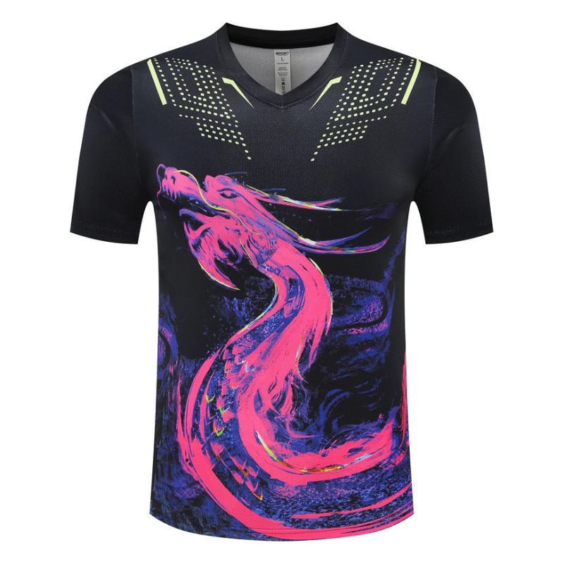 Dragon Men's Table Tennis T-Sh - Badminton Vector review and price