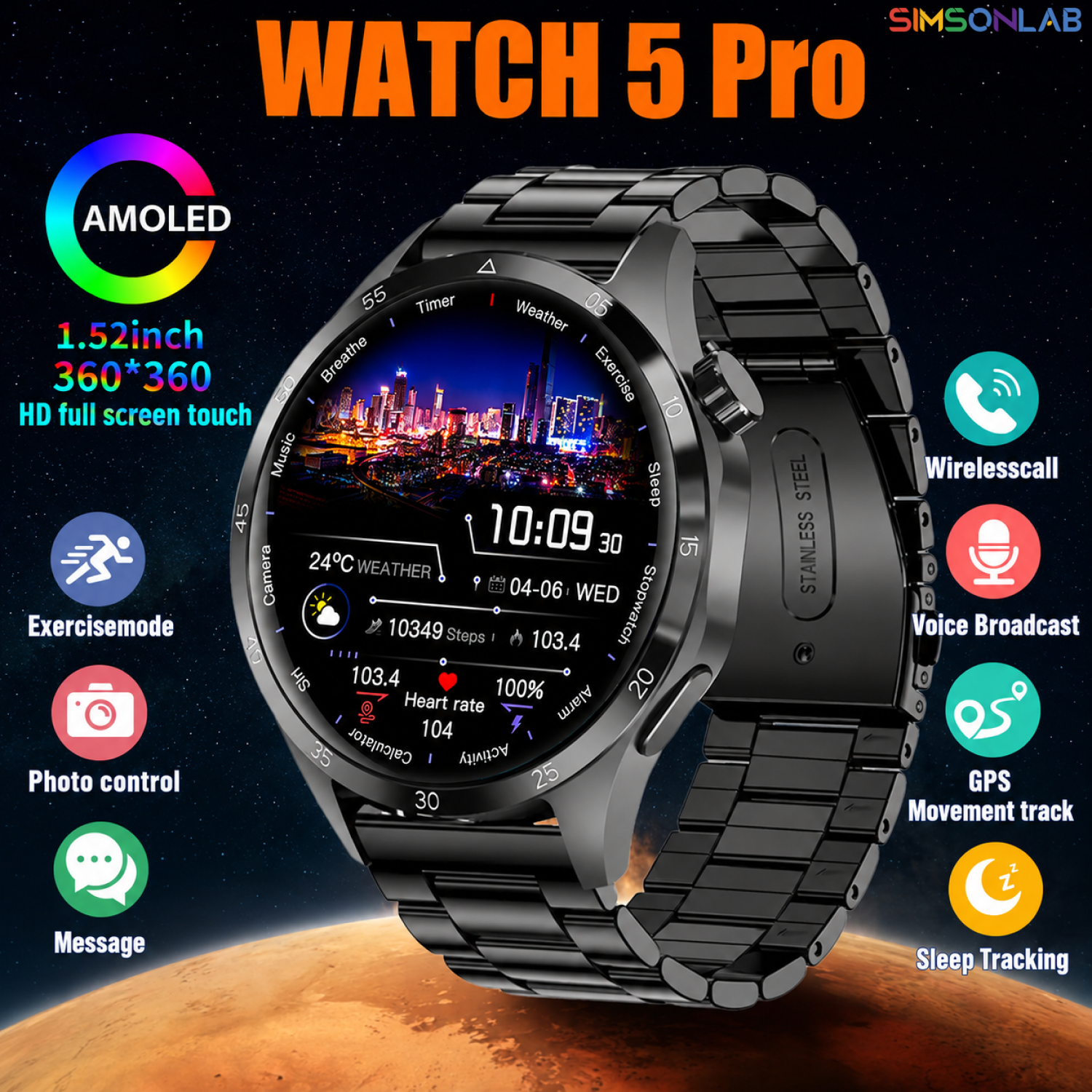 2026 Watch 5 Pro GPS Track Com - Badminton Photo review and price
