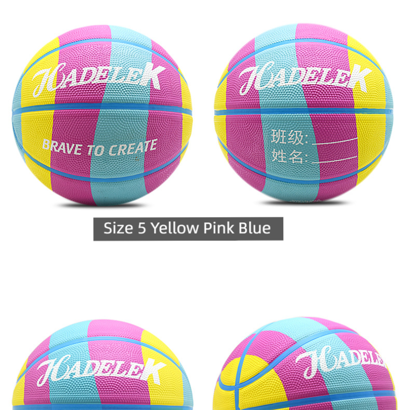 Kid Rubber Basketball Size 5 P - Badminton Score review and price